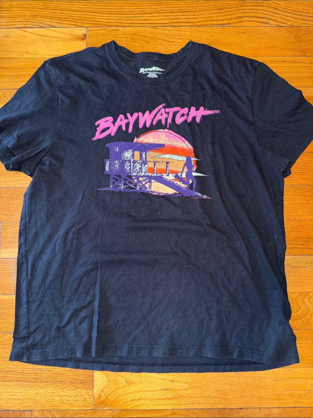 Baywatch pink logo shirt size XL